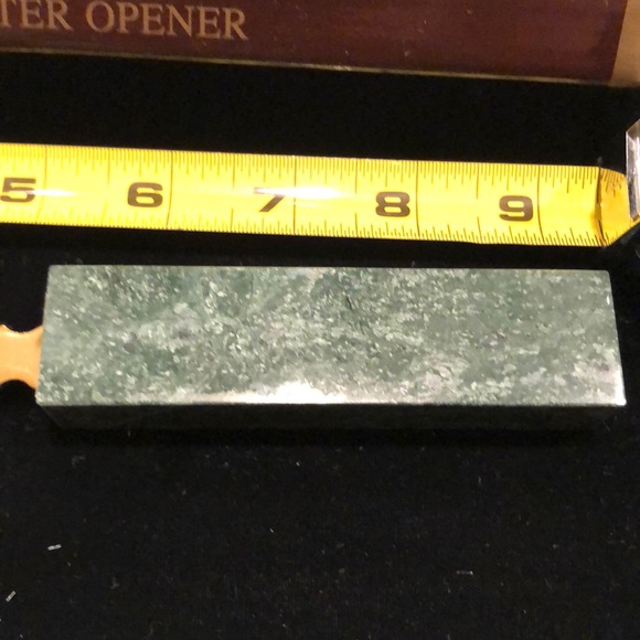 New Monarch Green Marble Letter Opener - Picture 2 of 9